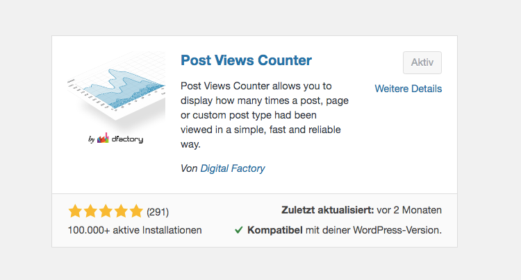 WordPress Ratgeber: Post Views Counter Plugin