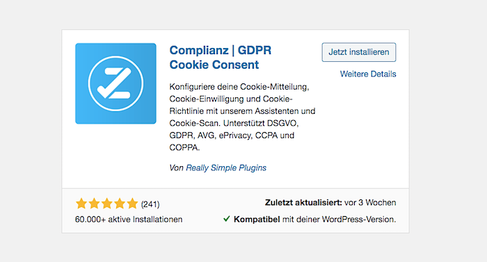 Complianz | GDPR Cookie Consent